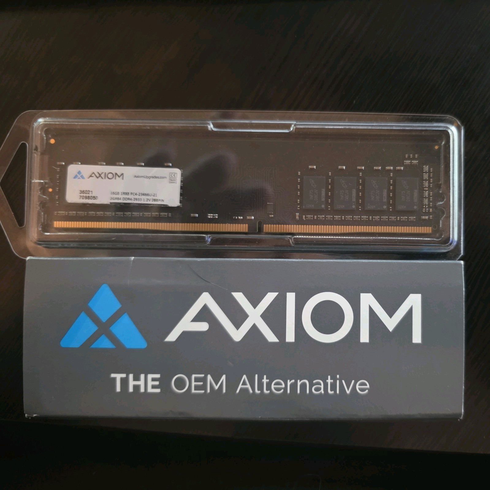 Axiom 7ZZ65AA-AX 16GB DDR4-2933 UDIMM RAM (BRAND NEW)