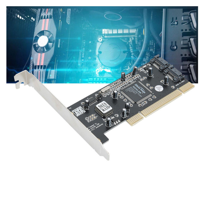 2-Channel Array Card PCI SATA 150MB/s SIL3112 Controller Card for WINS 2000/XP