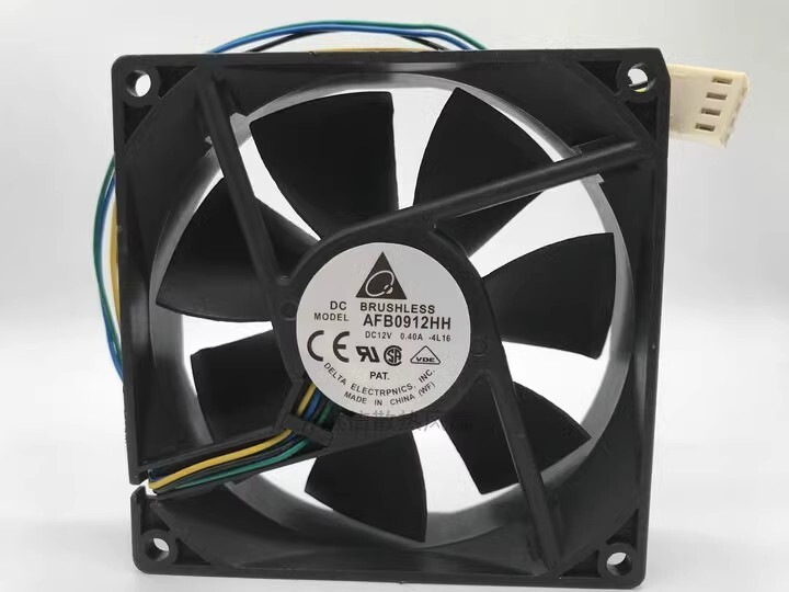 Delta AFB0912HH 9025 DC12V 0.40A 90*25MM 4-Pin Axial Cooling Fan