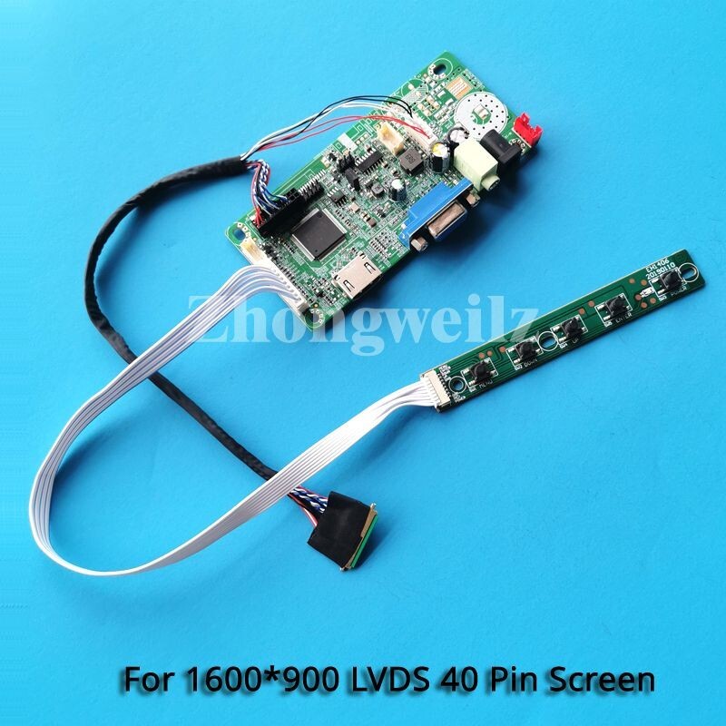 For LP156WD1-TLD2/TLD3 1600x900 HDMI+VGA Laptop LVDS-40 Pin Controller Board Kit