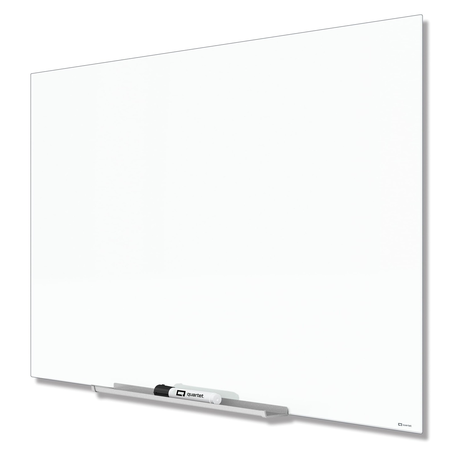 Dry Erase Board 74 x 42 Glass Magnetic Whiteboard InvisaMount Quartet G7442IMW