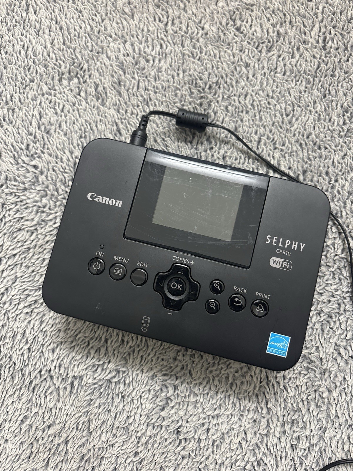 Canon Selphy CP910 Color Dye Sublimation Mobile Printer