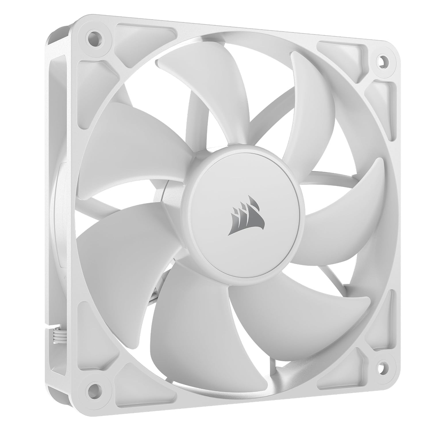 120mm White Corsair RS120 Low Noise PWM Fan Magnetic Dome Non ARGB