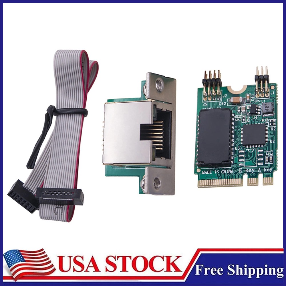 1 PC M.2 Key A+E 2.5G Gigabit Ethernet Network Lan Card RTL8125B RJ45 Chipset