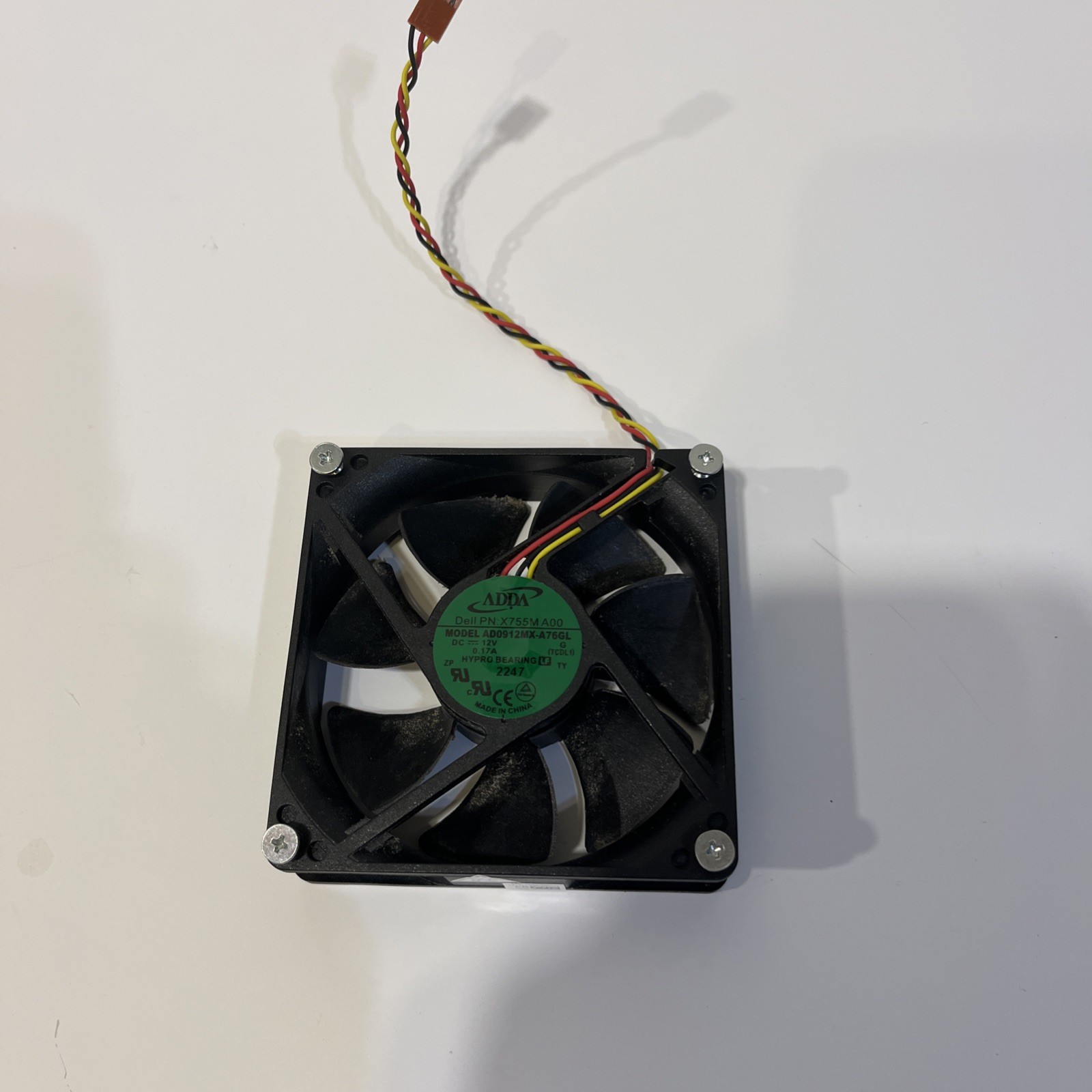 Dell 0X755M X755M A00 SUNON AD0912MX-A76GL Case Cooling Fan Optiplex Inspiron C3