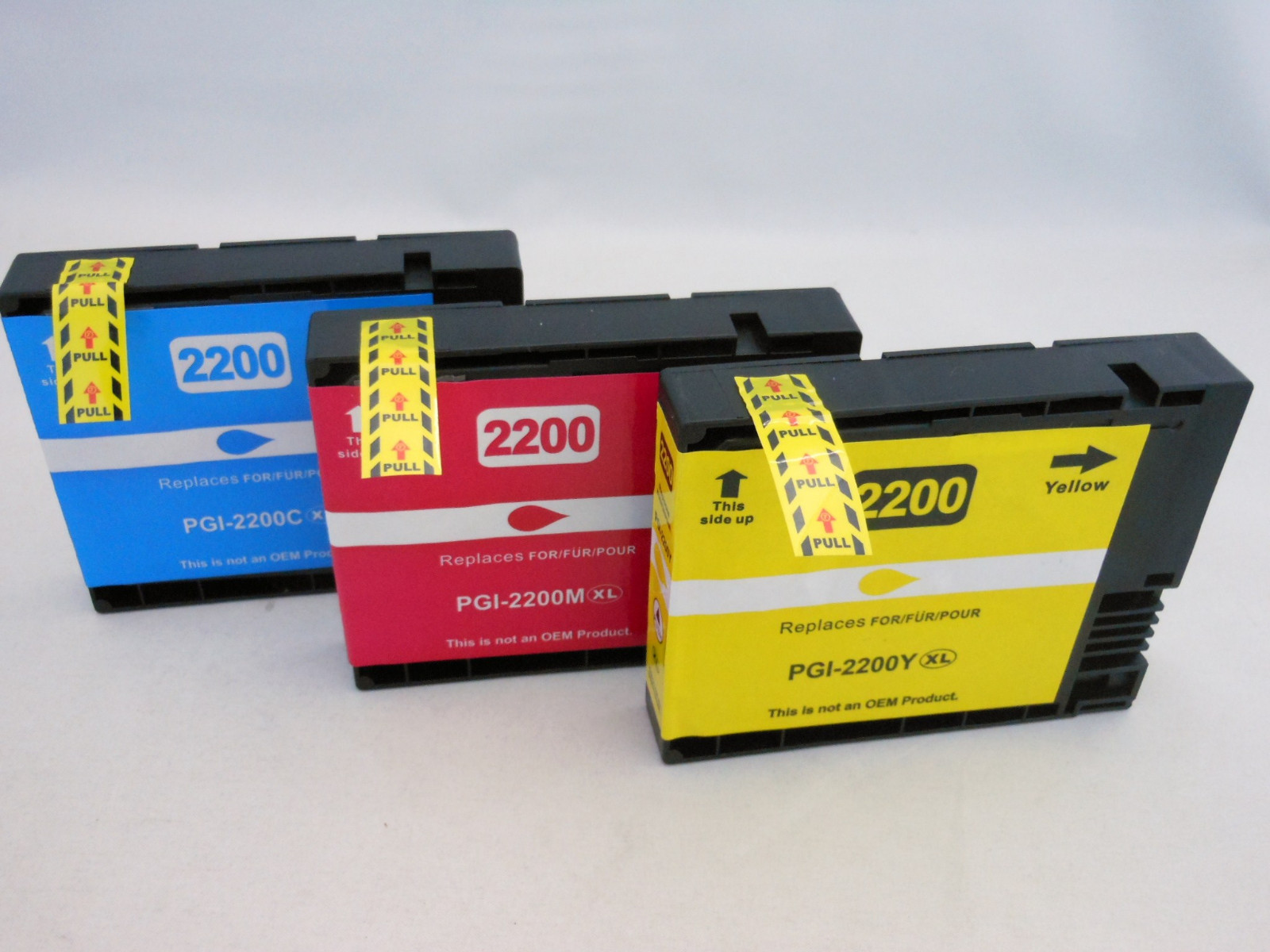 PGI-2200XL PGI2200 C M Y Ink Cartridge for Canon Maxify MB5320 MB5020 IB4020 3PK