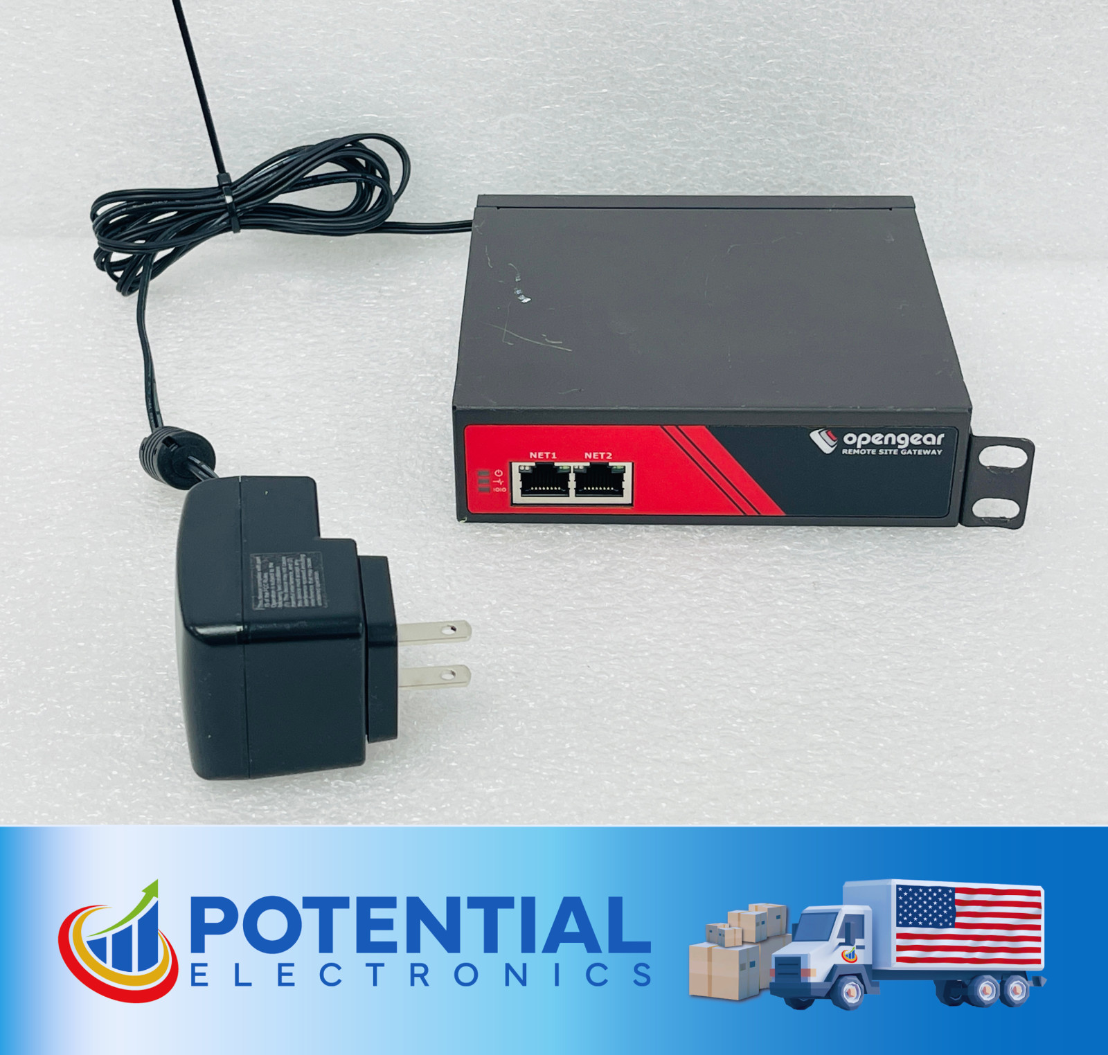 Opengear Remote Site Gateway ACM7008-2 Network Management Device w/Power Adapter
