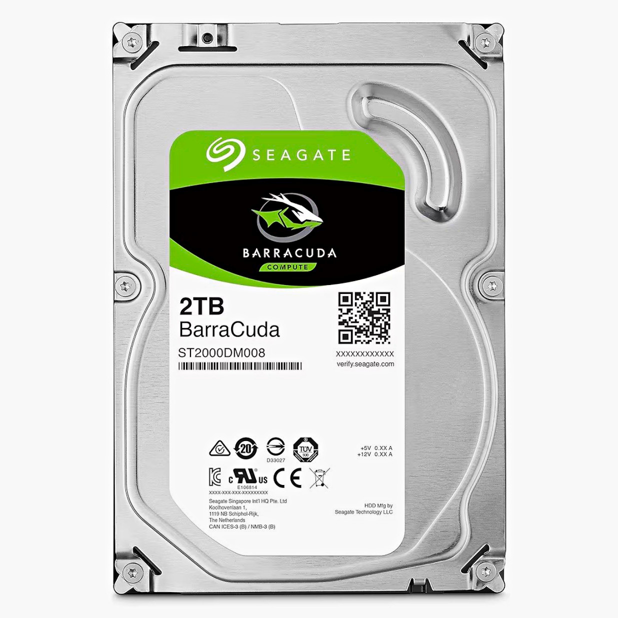 NEW & SEALED Seagate BarraCuda 2TB 3.5" SATA 7200RPM 256MB HDD ST2000DM008/DMZ08
