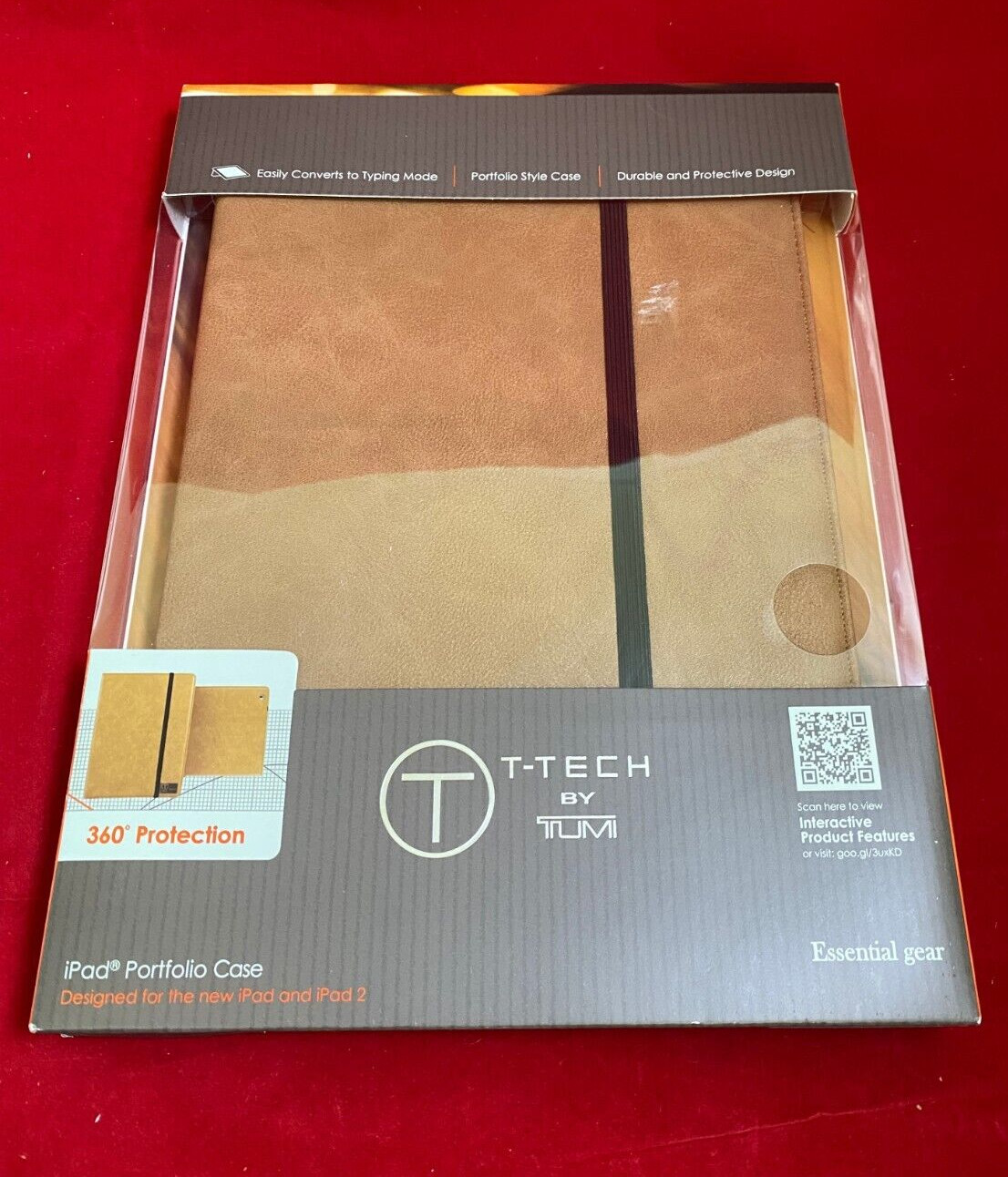 T-Tech by TUMI iPad Portfolio Case 360 Degree Protection for iPad and iPad 2