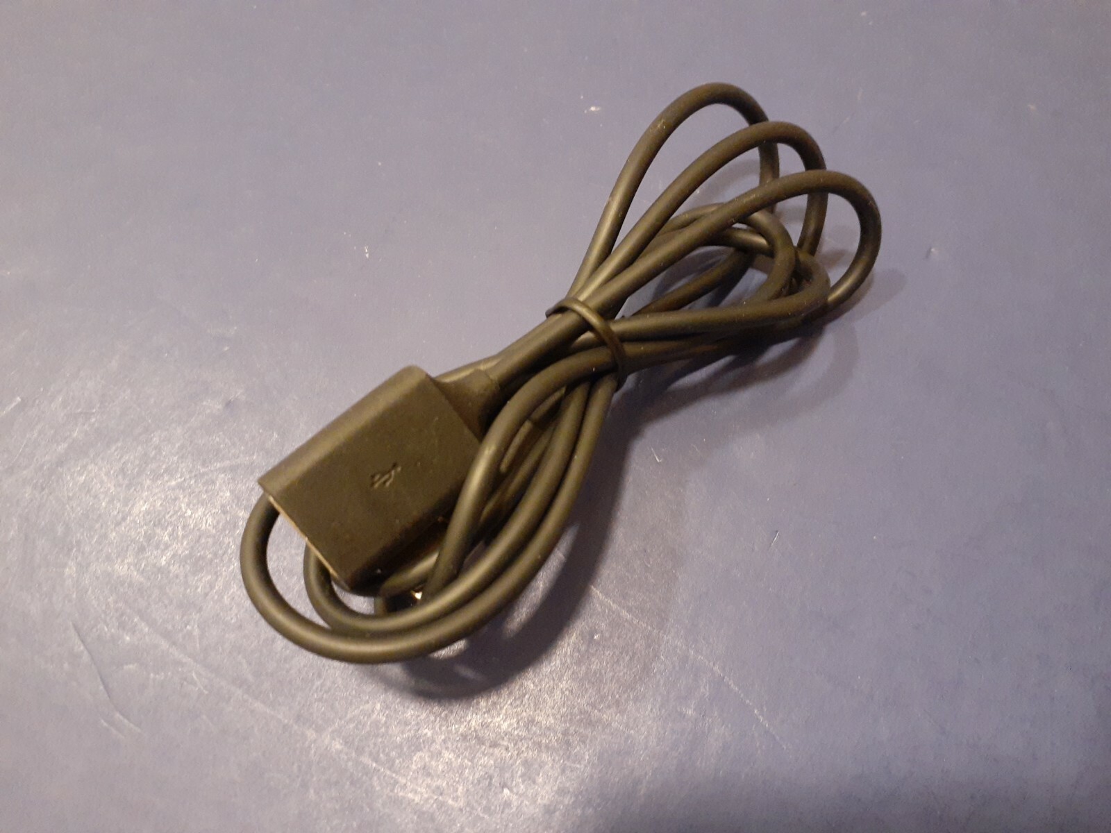 Generic 4 ft. USB Extension Data Cable Black