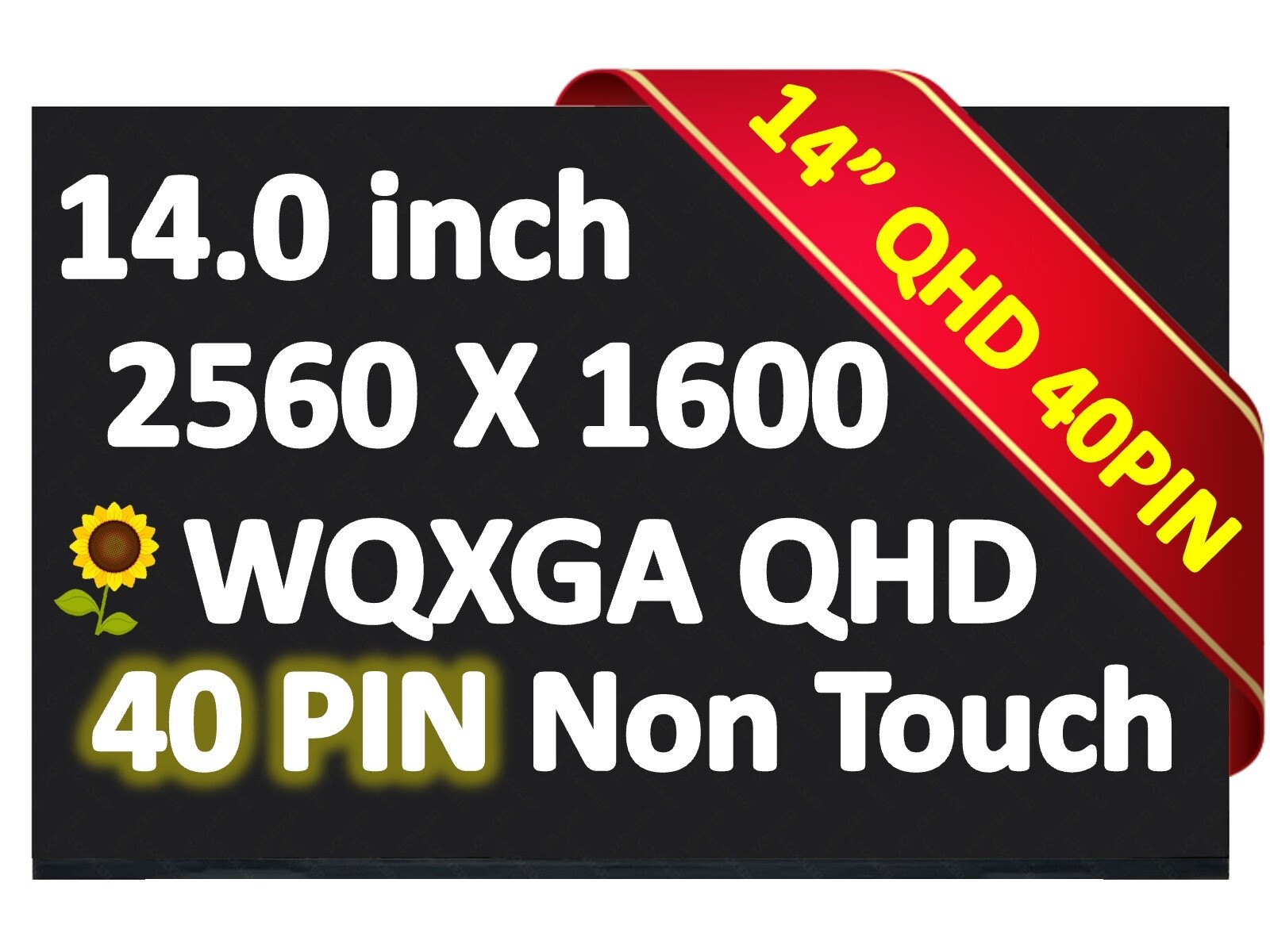 N140GLE-GE1 Rev.C1 2560X1600 14.0" IPS LCD Screen Display Panel 90Hz 40 PIN