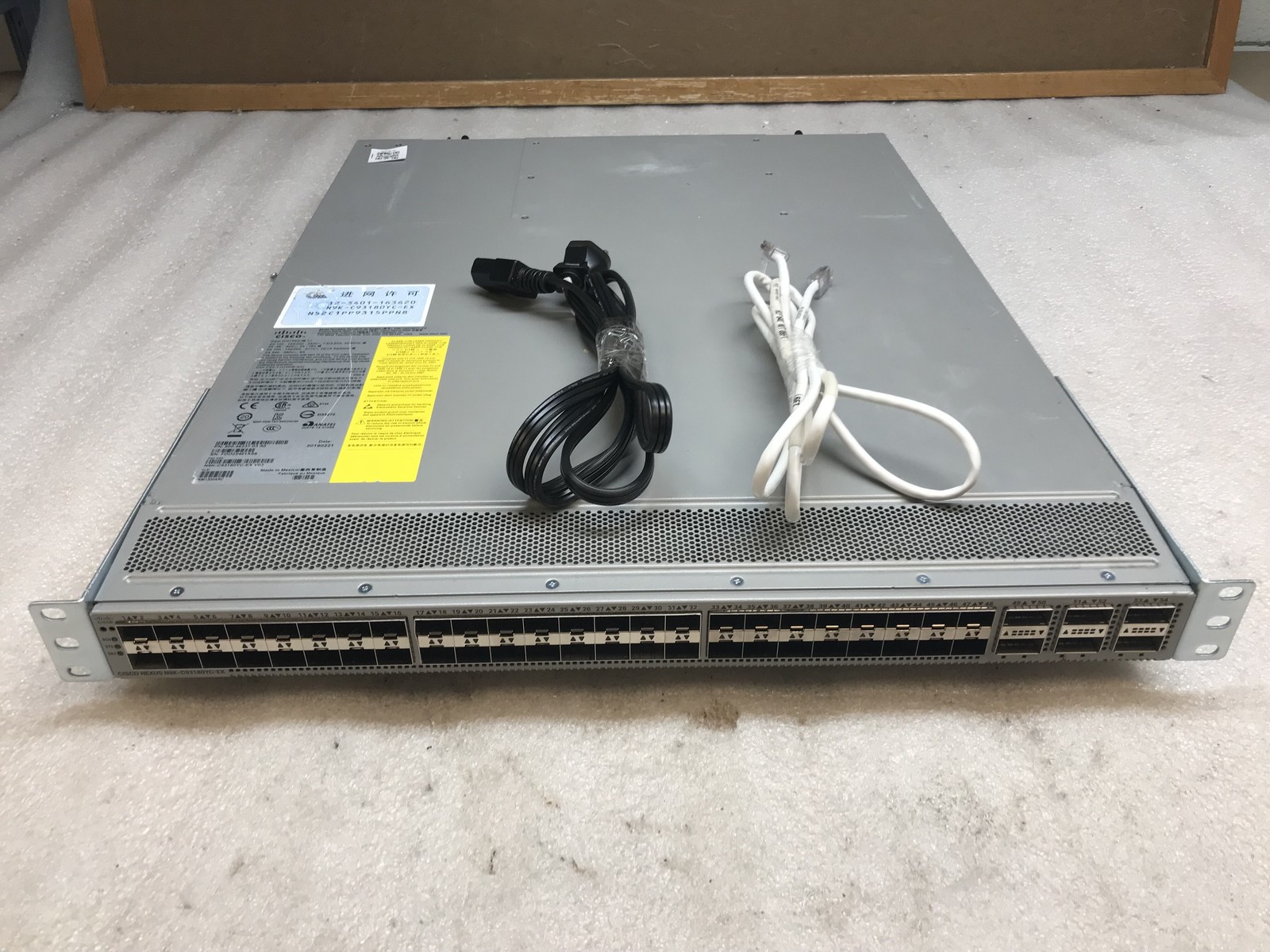 Cisco Nexus N9K-C93180YC-EX Data Center Switch - Tested / Factory Reset