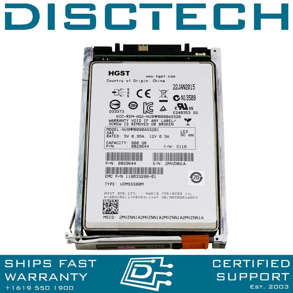 EMC XtremIO X2S 005050673 / 118033287-01 400GB 2.5" 12Gbps SAS WI SED SSD