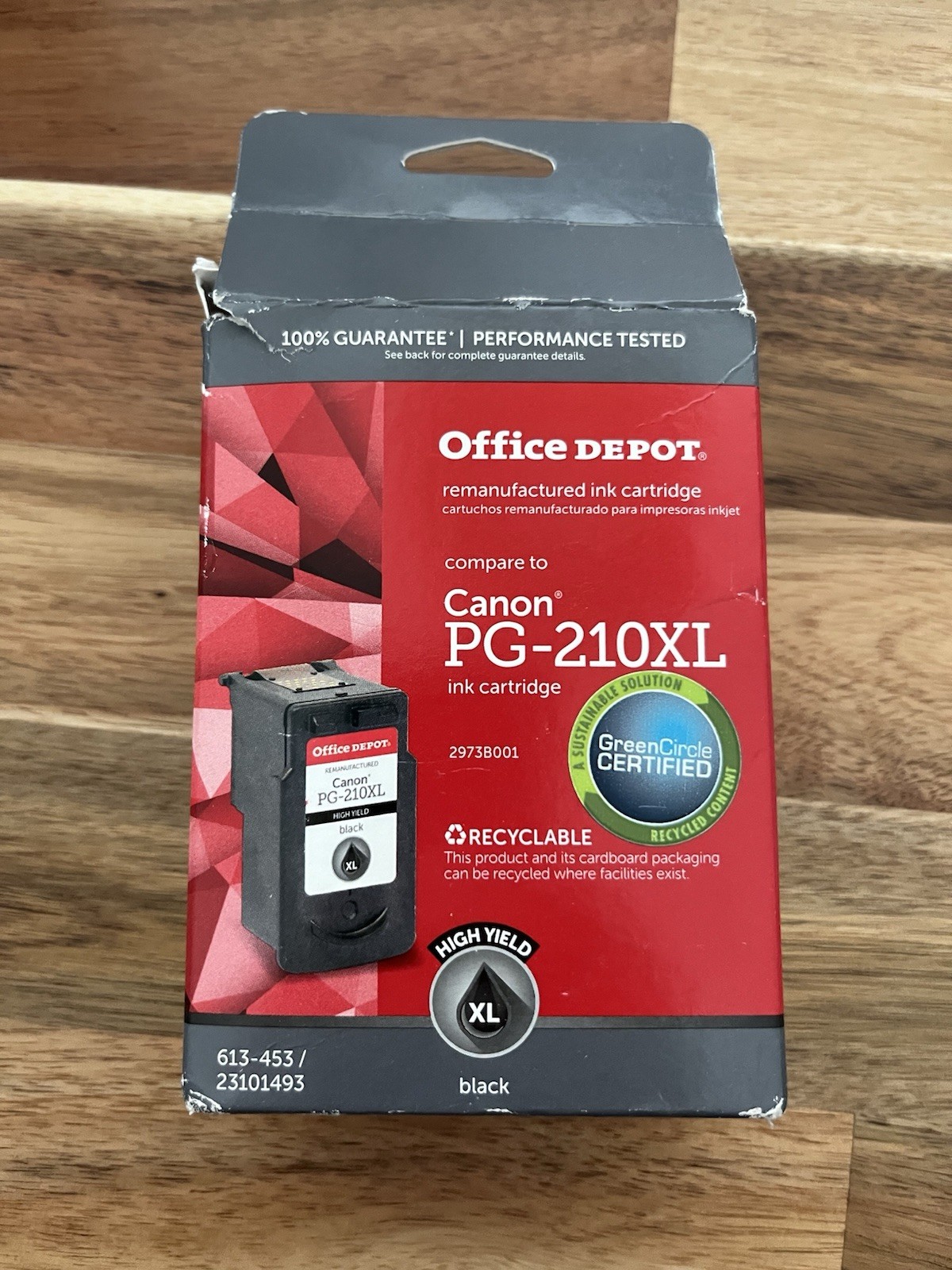 Office Depot Brand for Canon PG-240XL High -Yield Black Ink Cartridge