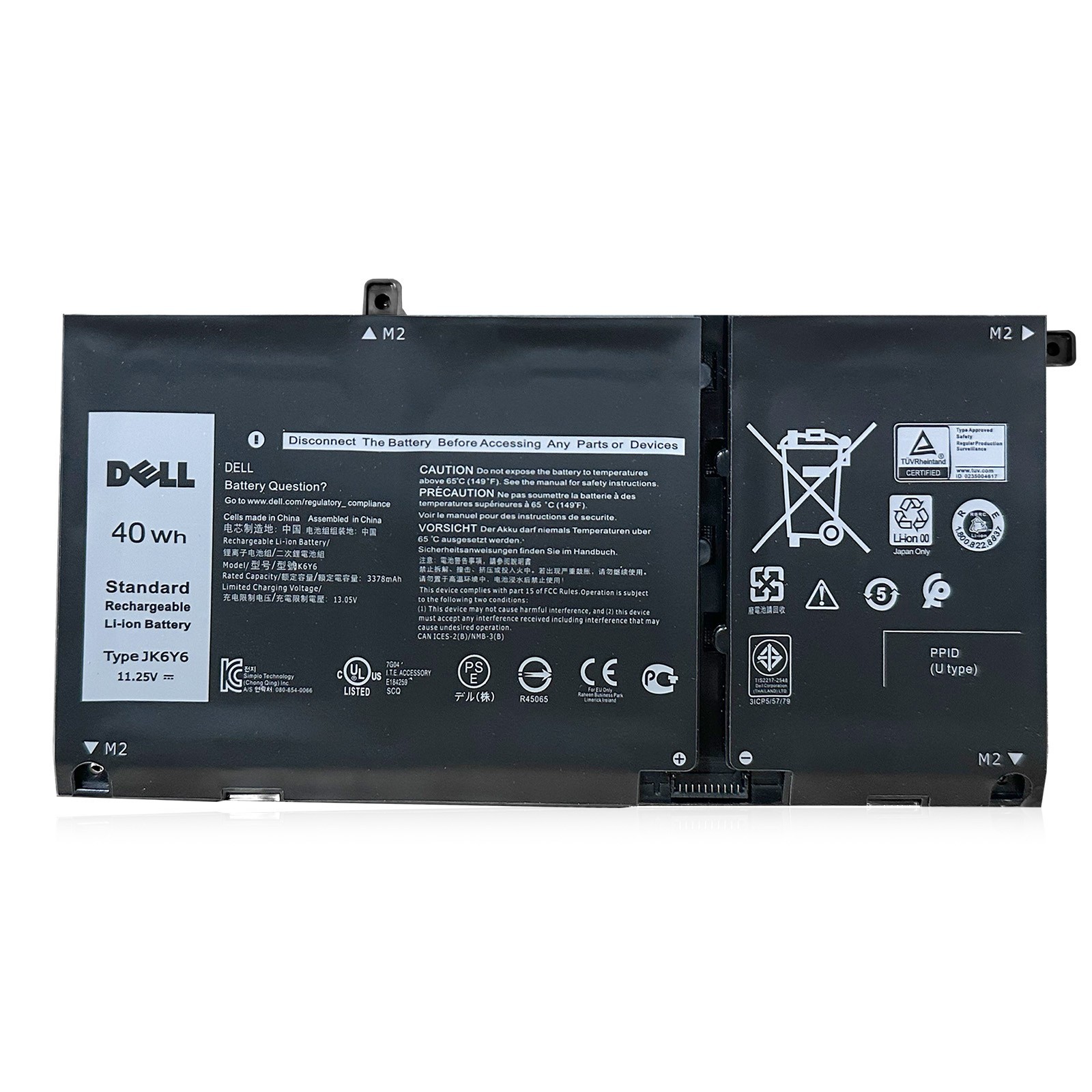 Lot Genuine JK6Y6 Battery For Dell Inspiron 5300 5301 5401 Latitude 3410 3510 US