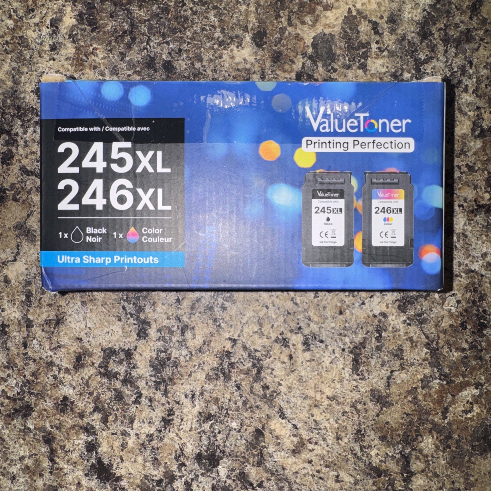 value toner printing perfection 245xl & 246xl 1Black& 1Color