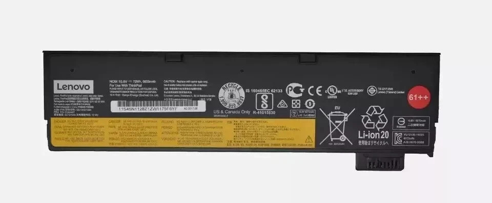 61++ NEW Genuine 72W T470 Battery For Lenovo ThinkPad T480 T570 P51S 01AV427 OEM