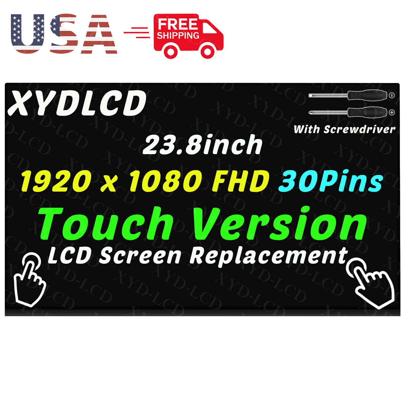 New for HP 24-D 24-DP0224 All-in-One 24" Borderless LCD Touch Screen 23.8" FHD