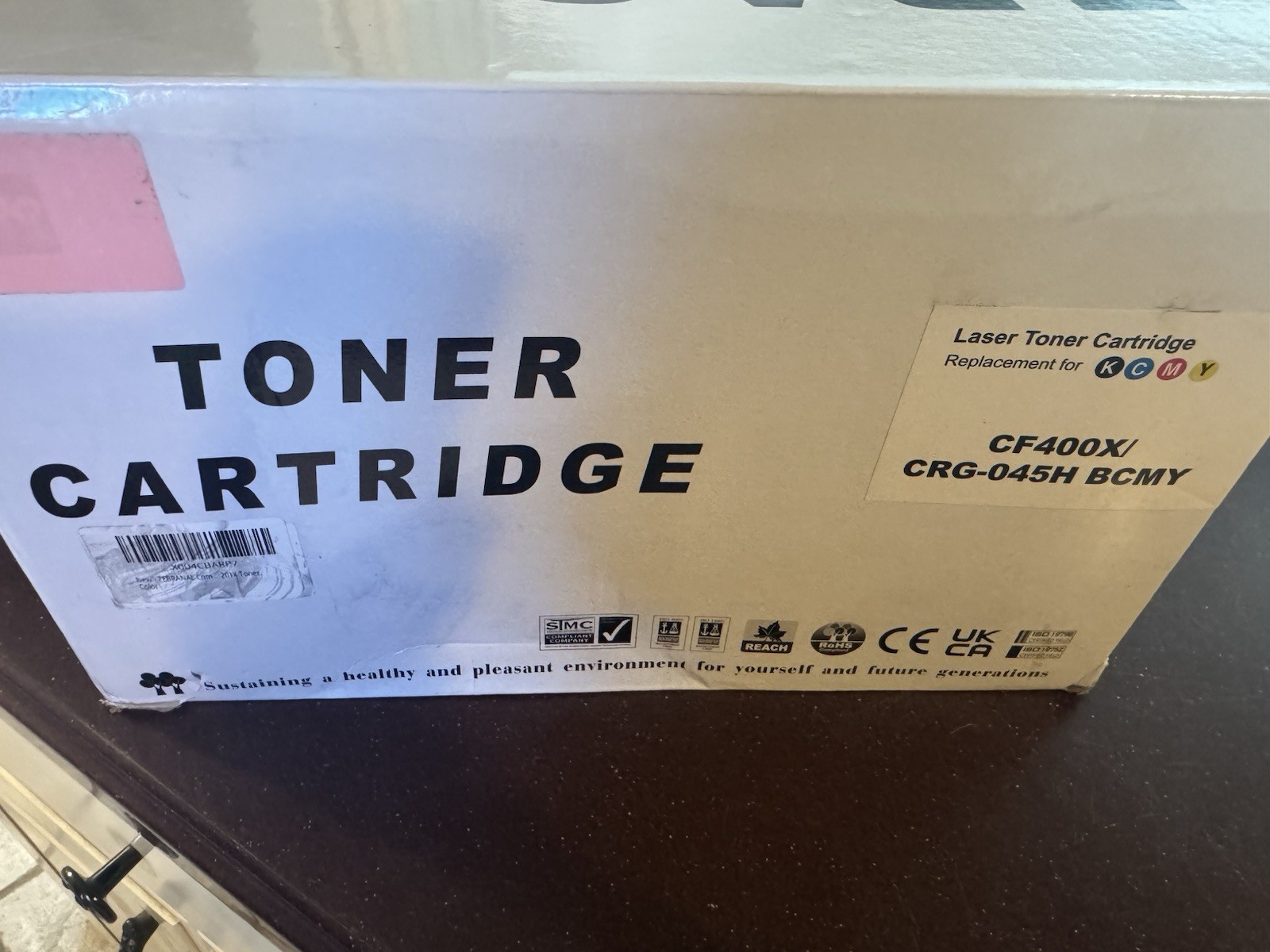Laser toner cartridge CF400X/CRG-045H BCMY