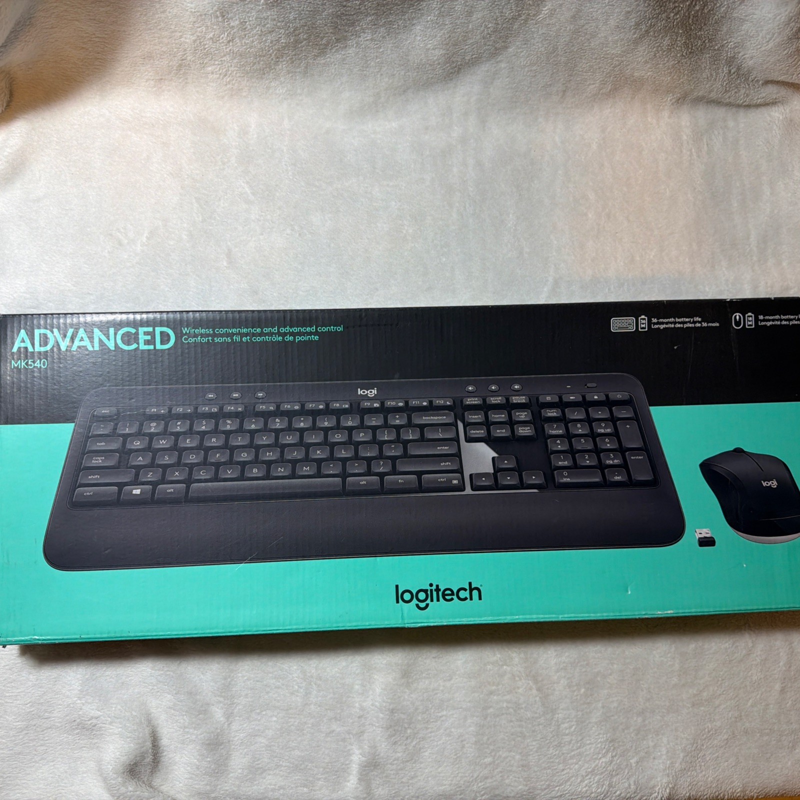 Logitech MK540 Advanced Wireless Keyboard Open Box