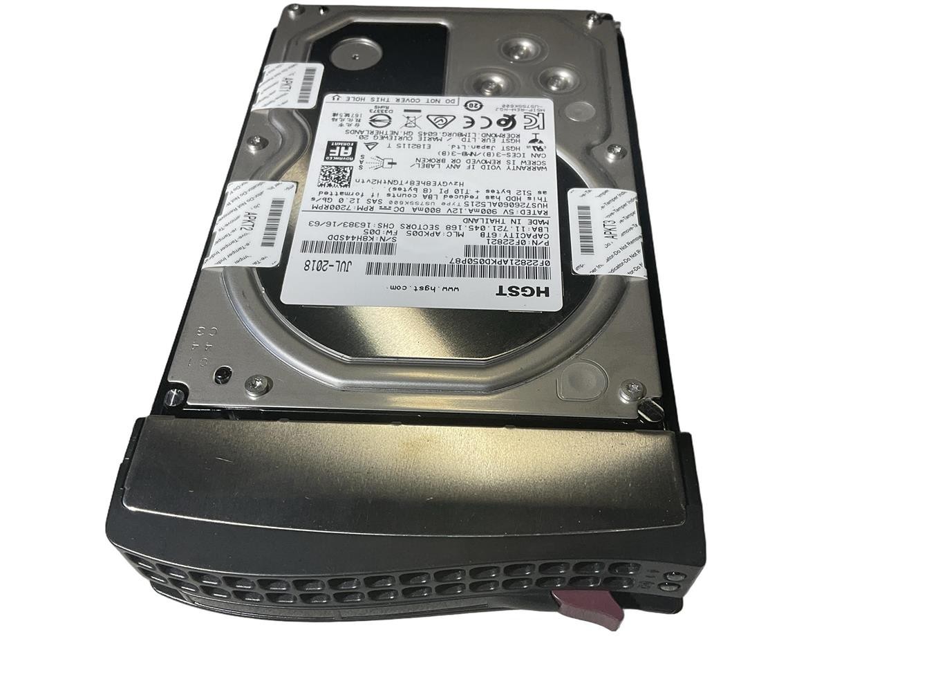 HGST Ultrastar 7K6000 HUS726060AL5215 0F22821 6TB 7.2K RPM SAS 12Gb/s 512e 128MB