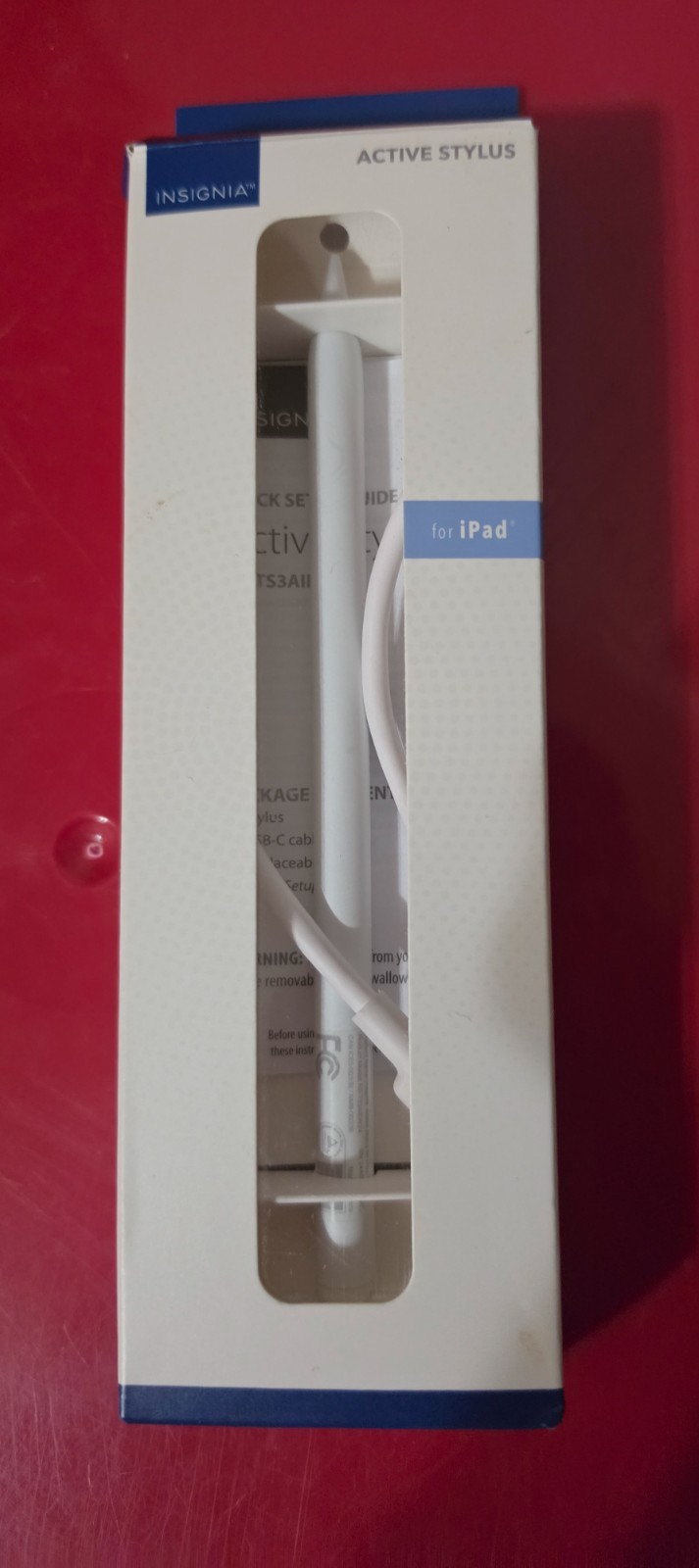 Insignia- Active Stylus for iPad, iPad Pro, iPad Air and iPad mini - White