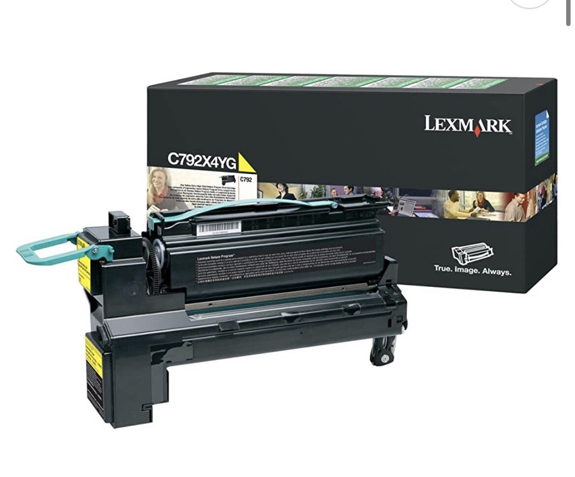 Lexmark C792X4YG C792 Toner Cartridge (Yellow
