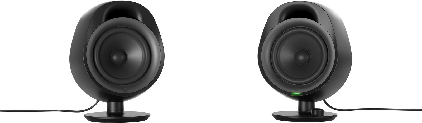 SteelSeries - Arena 3 Bluetooth Gaming Speakers with Polished 4" Drivers (2-P...