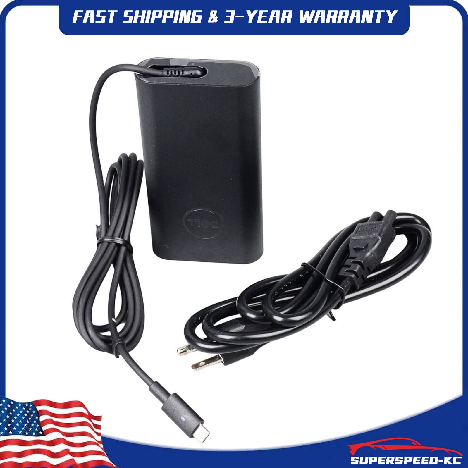 90W USB Type C Charger for Dell LA90PM170 TDK33 0TDK33 AC Adapter Power Supply