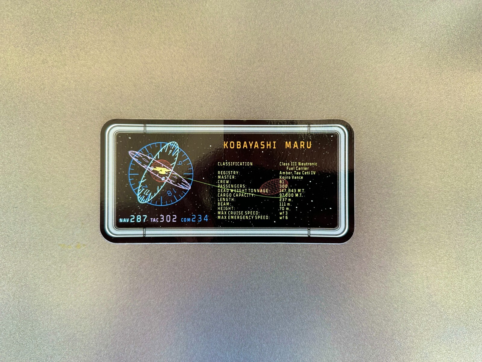 Star Trek Kobayashi Maru Enterprise Viewscreen