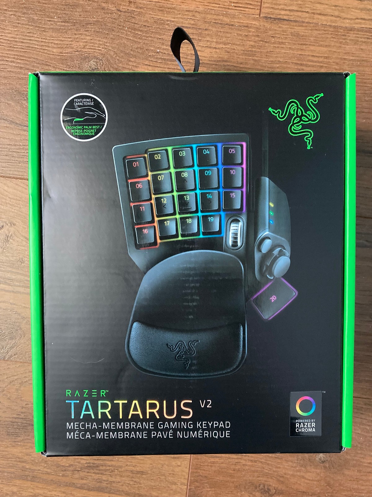 RAZER TARTARUS V2 MECHA-MEMBRANE GAMING KEYPAD - 32 Programmable Keys - RGB
