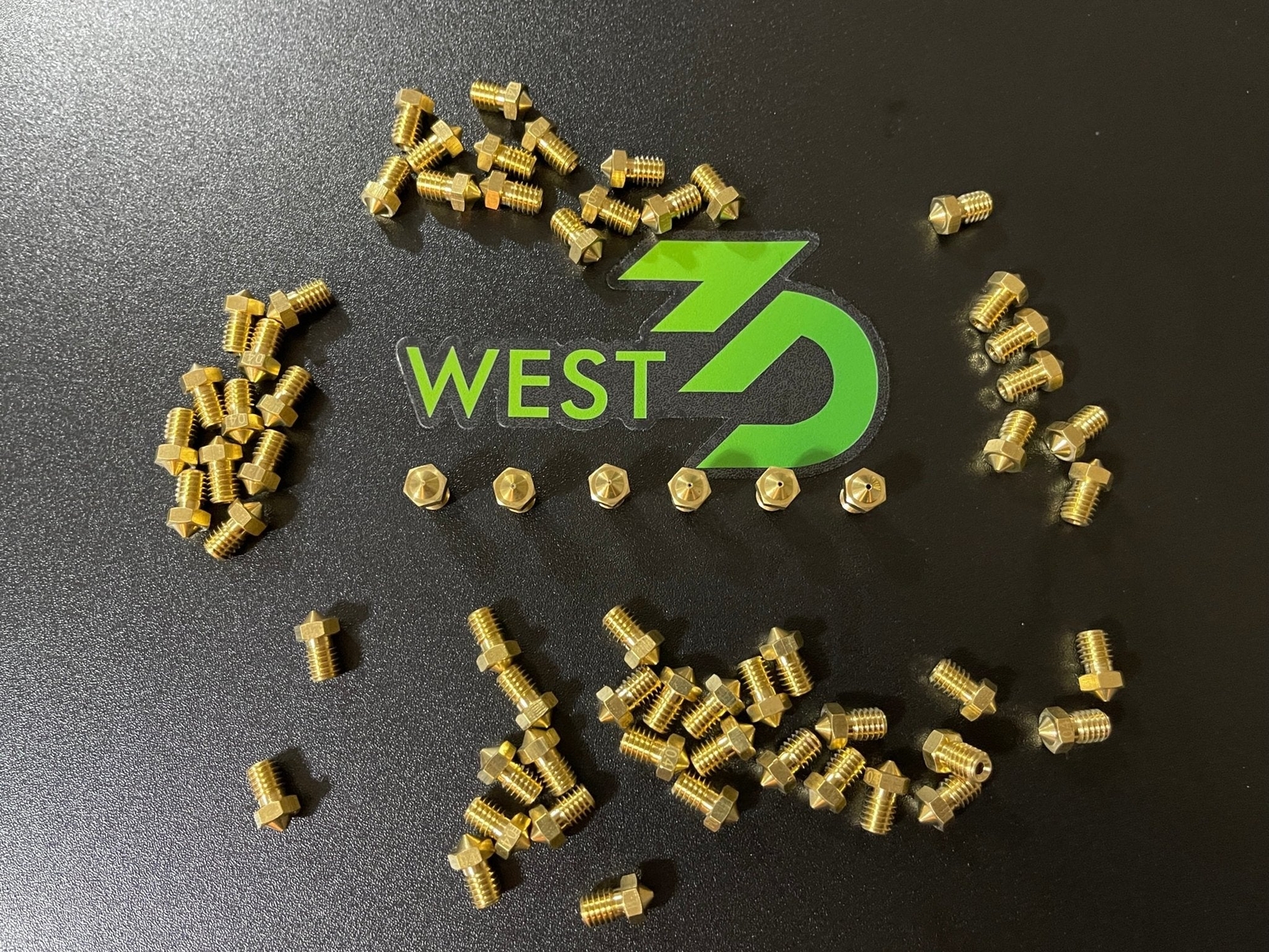 V6 Brass Nozzles (.2mm .3mm .4mm .6mm .8mm 1mm)