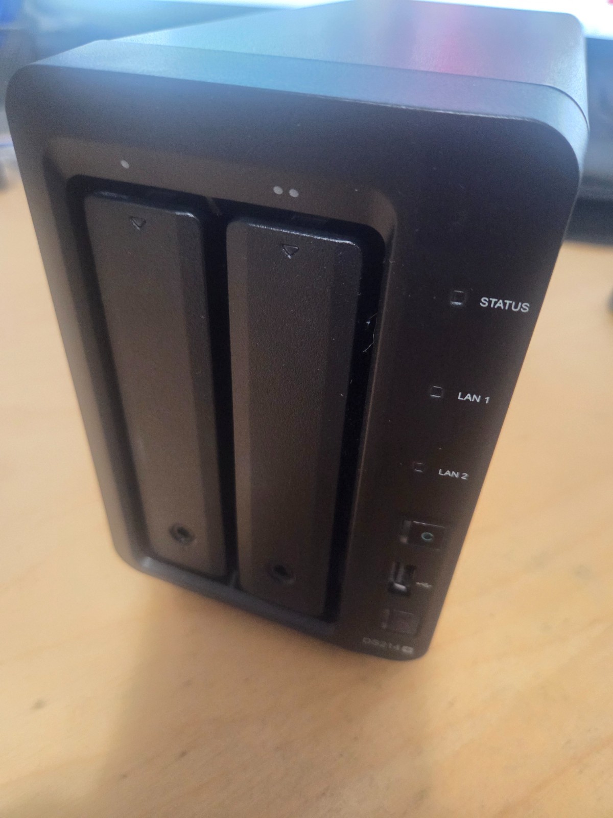 Synology DiskStation DS214+ 2-Bay NAS Bundle w/ 16TB (2x 8TB Seagate IronWolf)