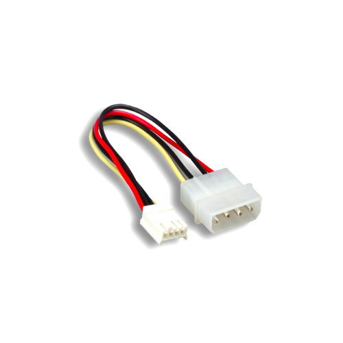 [10X] 6" PC Internal Power Cable 5.25" Molex 4Pin Male to Floppy 3.5" Female