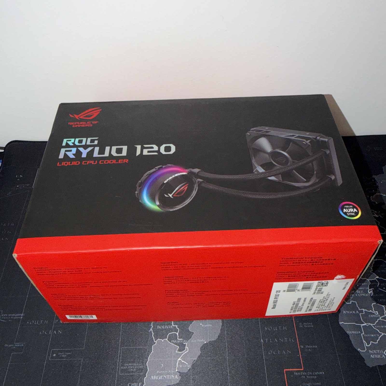 ASUS ROG RYUO 120 RGB AIO Liquid CPU Cooler 120mm Radiator OLED