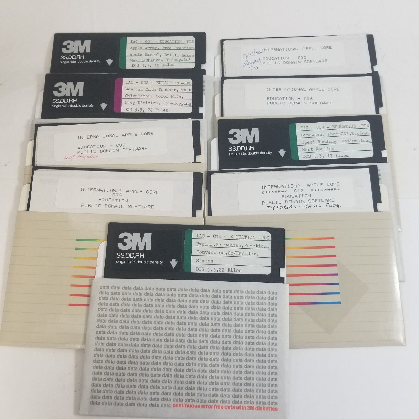 International Apple Core Business Education 5.25" Floppy Disks Set