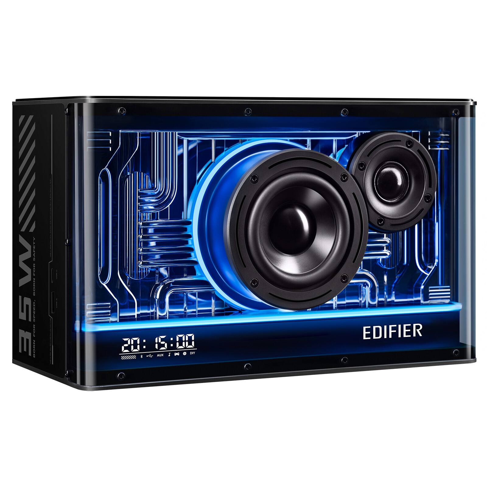 Edifier QD35 Tabletop Bluetooth 5.3 Speaker, 35W GaN Ultra-fast Charging 40W