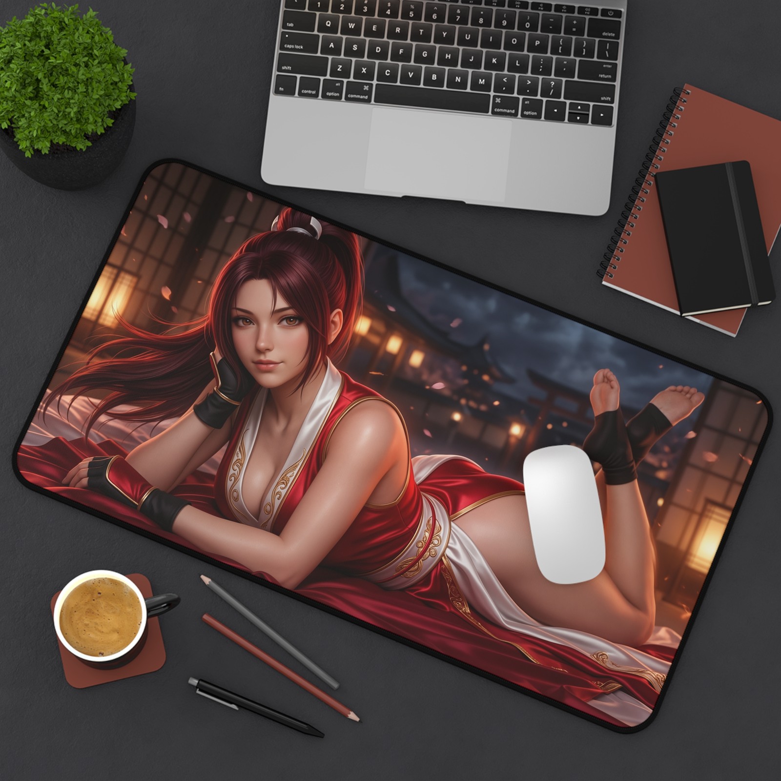 Mai Shiranui Mouse Pad, King of Fighters XXL Gaming Desk Mat