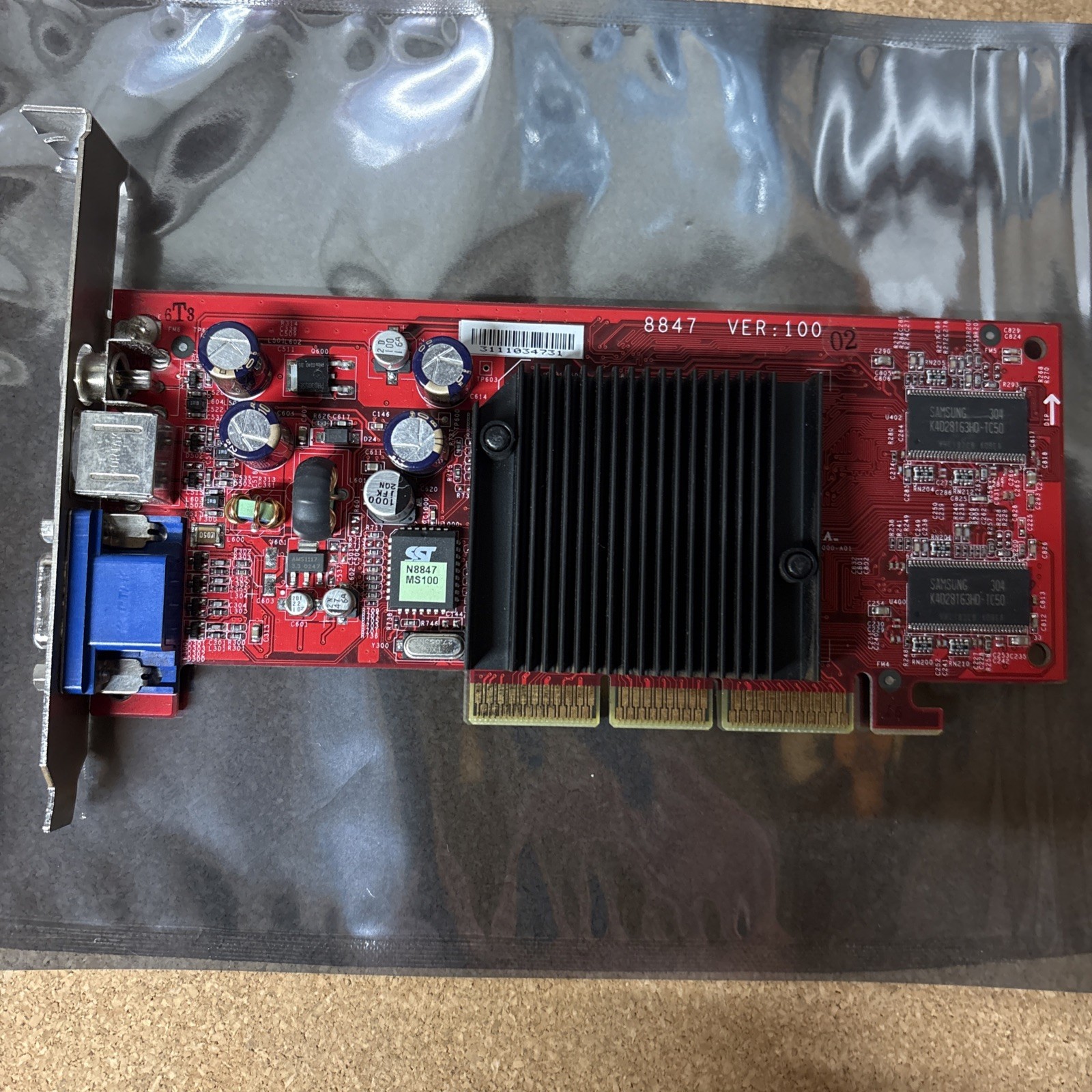 NVIDIA GeForce4 MX 440 SE AGP 64MB DDR SDRAM VGA S-Video 180-10073-0000-A01