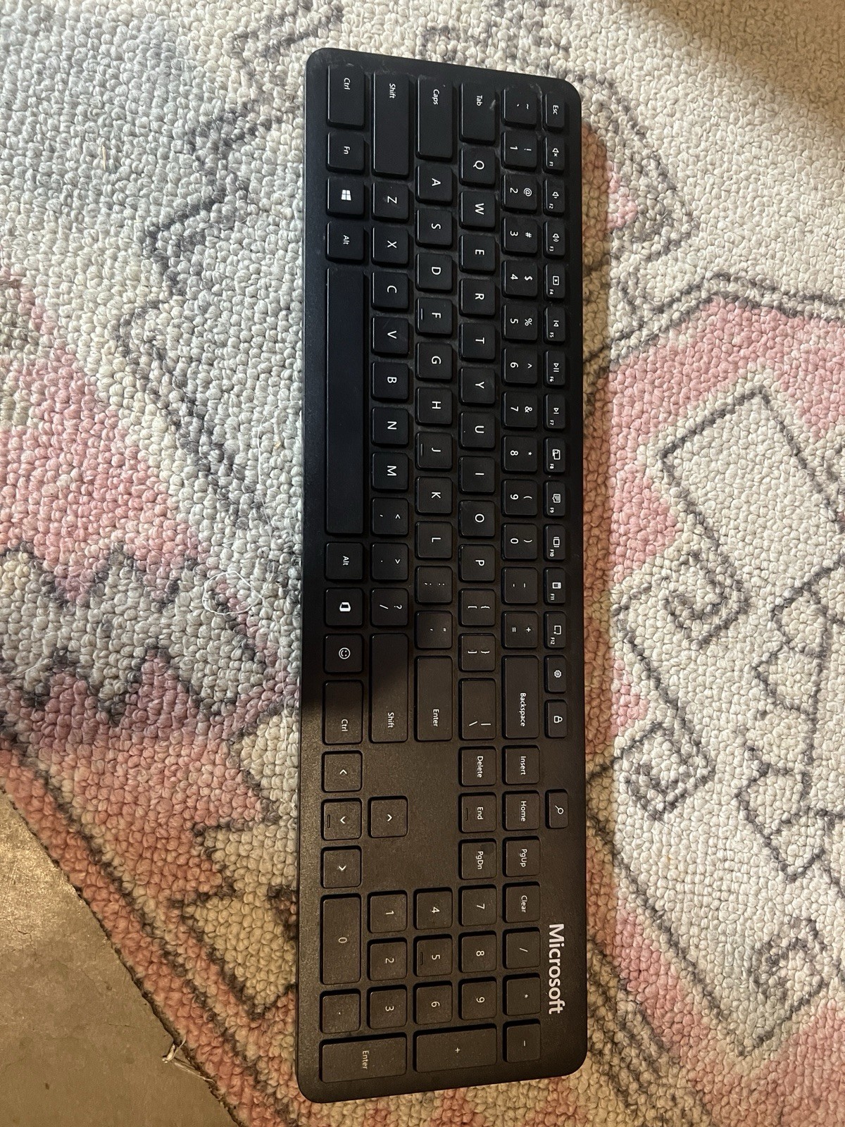 Microsoft Bluetooth Desktop Keyboard (no Mouse) QWERTY English Black