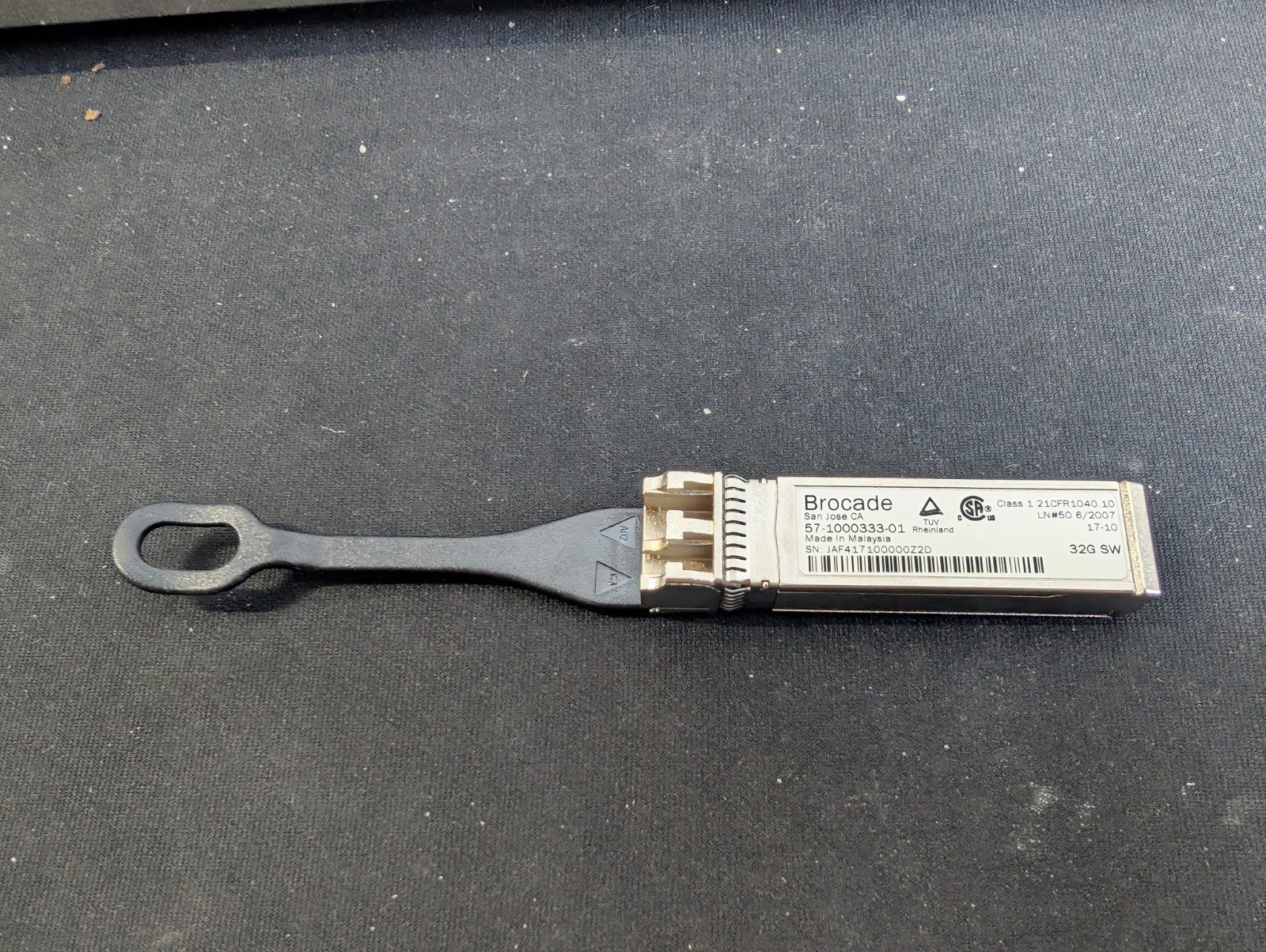 57-1000333-01 Brocade 32Gbps SW Fibre Channel SFP+ Transceiver