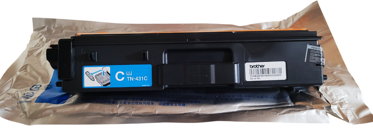 Brother TN-431C TN431C TN-431 TN431 Cyan Toner Cartridge New Without Box
