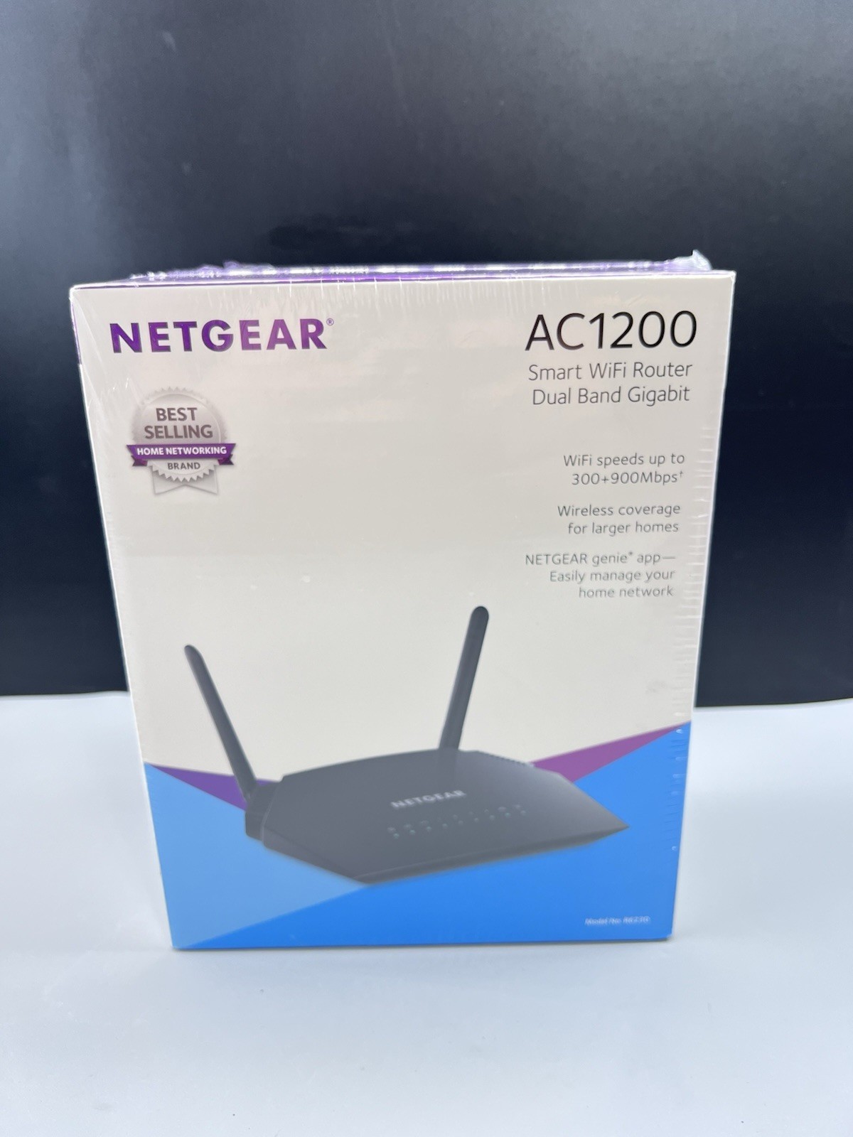 NETGEAR AC1200 1000Mbps 4 Ports 300Mbps Dual Band Gigabit Smart Router (R6230)