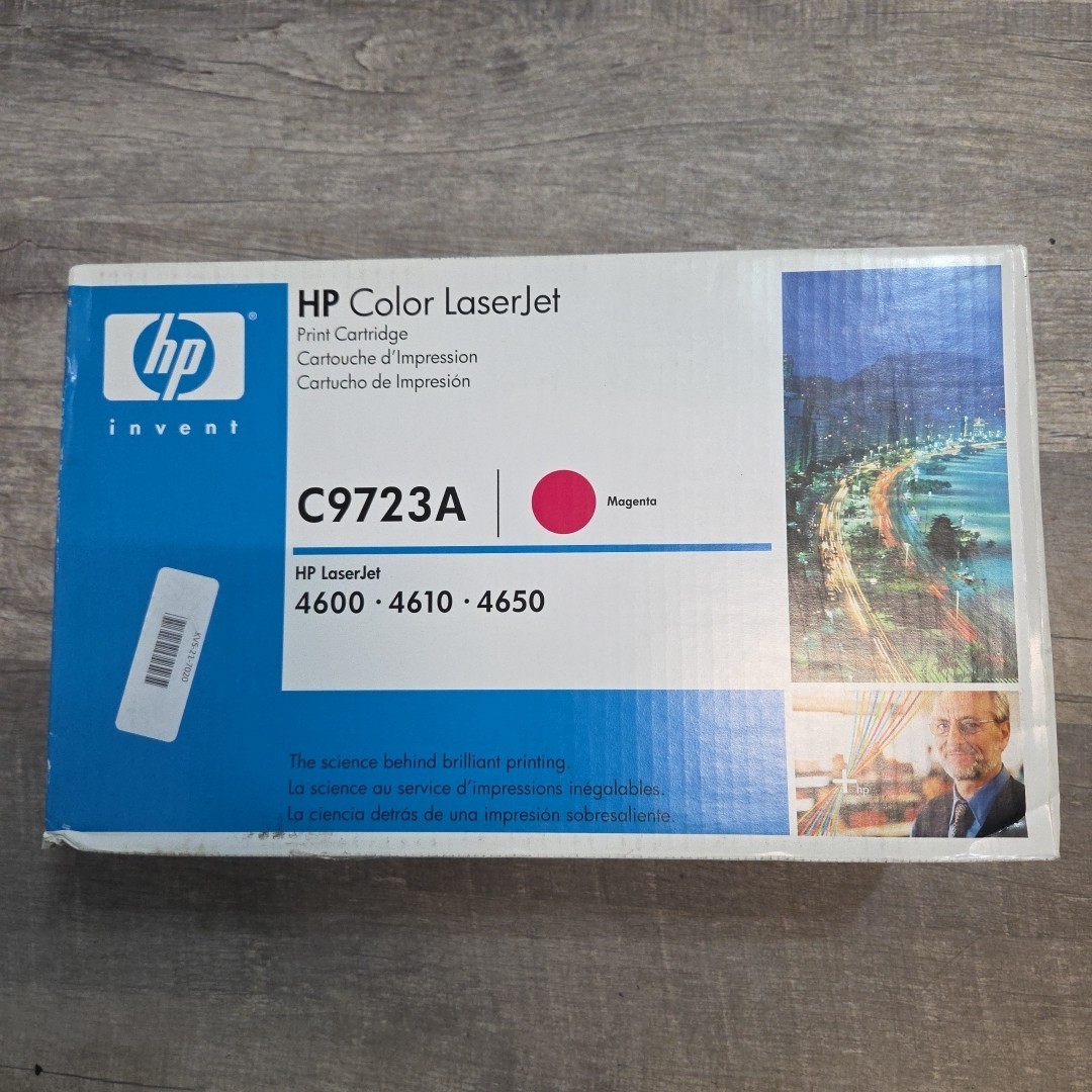 New Sealed HP LaserJet 641A Magenta Toner Cartridge C9723A 4600 4610 4650 - OEM