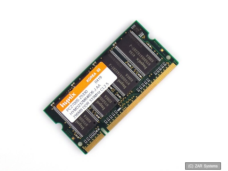 256MB Hynix HYMD232M646D6-J AA DDR 333Mhz PC2700S-25330 CL2.5 2.5V RAM SO-DIMM