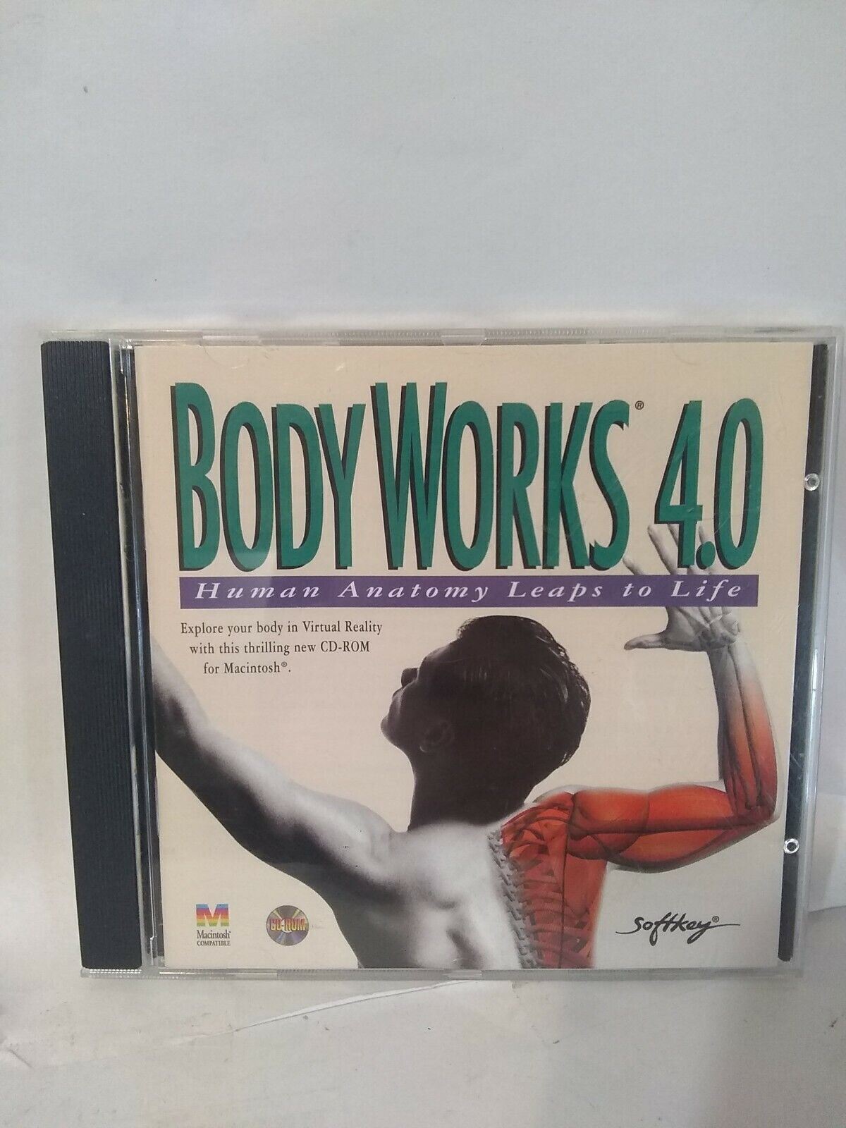 Bodyworks 4.0 Mac CD-Rom 1998 Comprehensive Guide To Human Anatomy