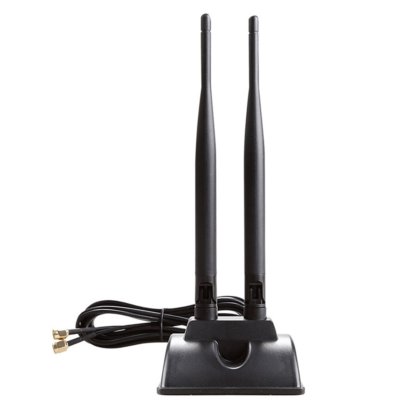 High Gain 2.4G/5G Dual Band WiFi Antenna SMA Female Adapter W/ Magnetic Base