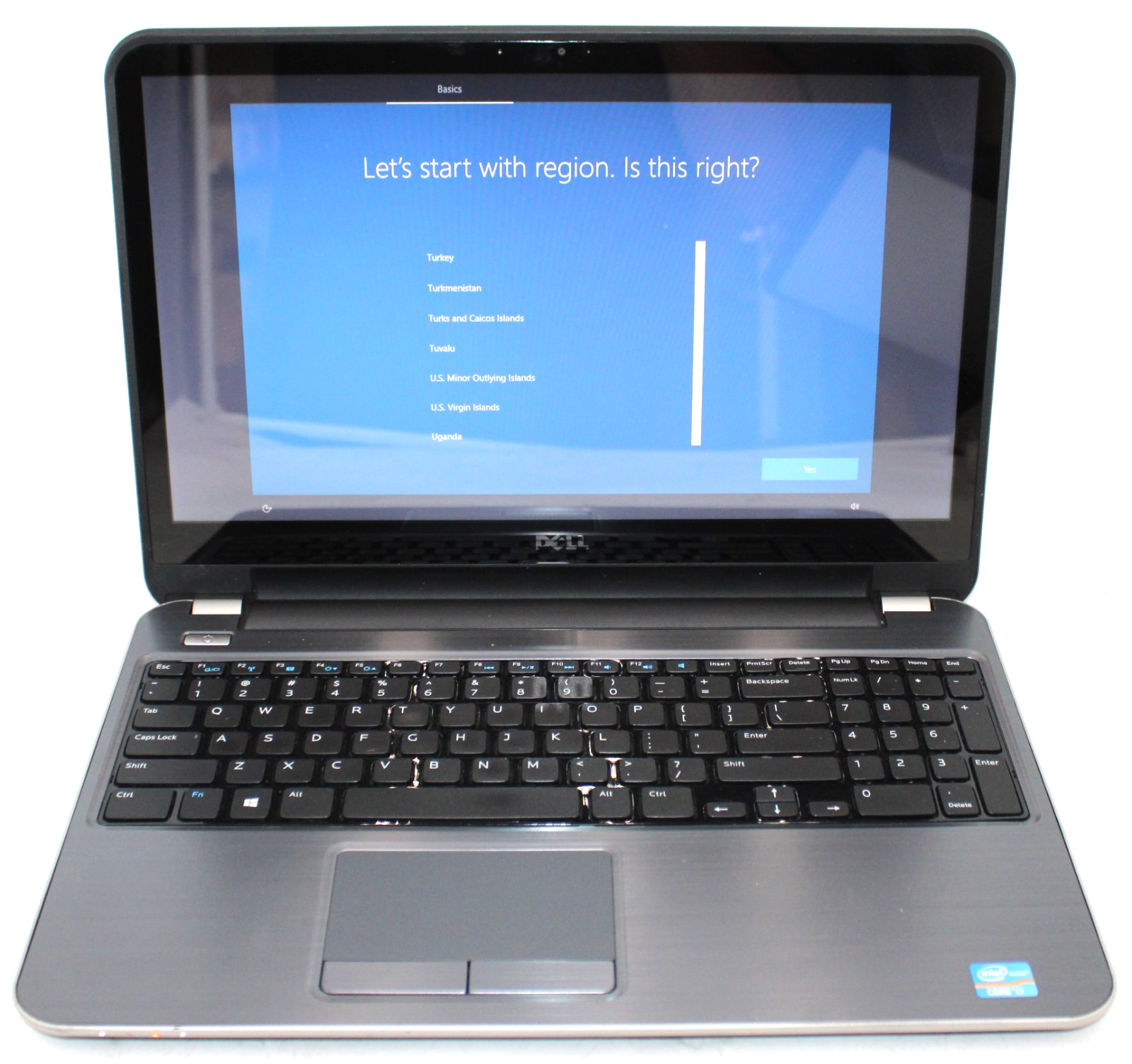 15.6" Dell INSPIRON 15R-5521 Touch Laptop i7-3537U 2.00GHz 8GB RAM 256GB SSD 10P