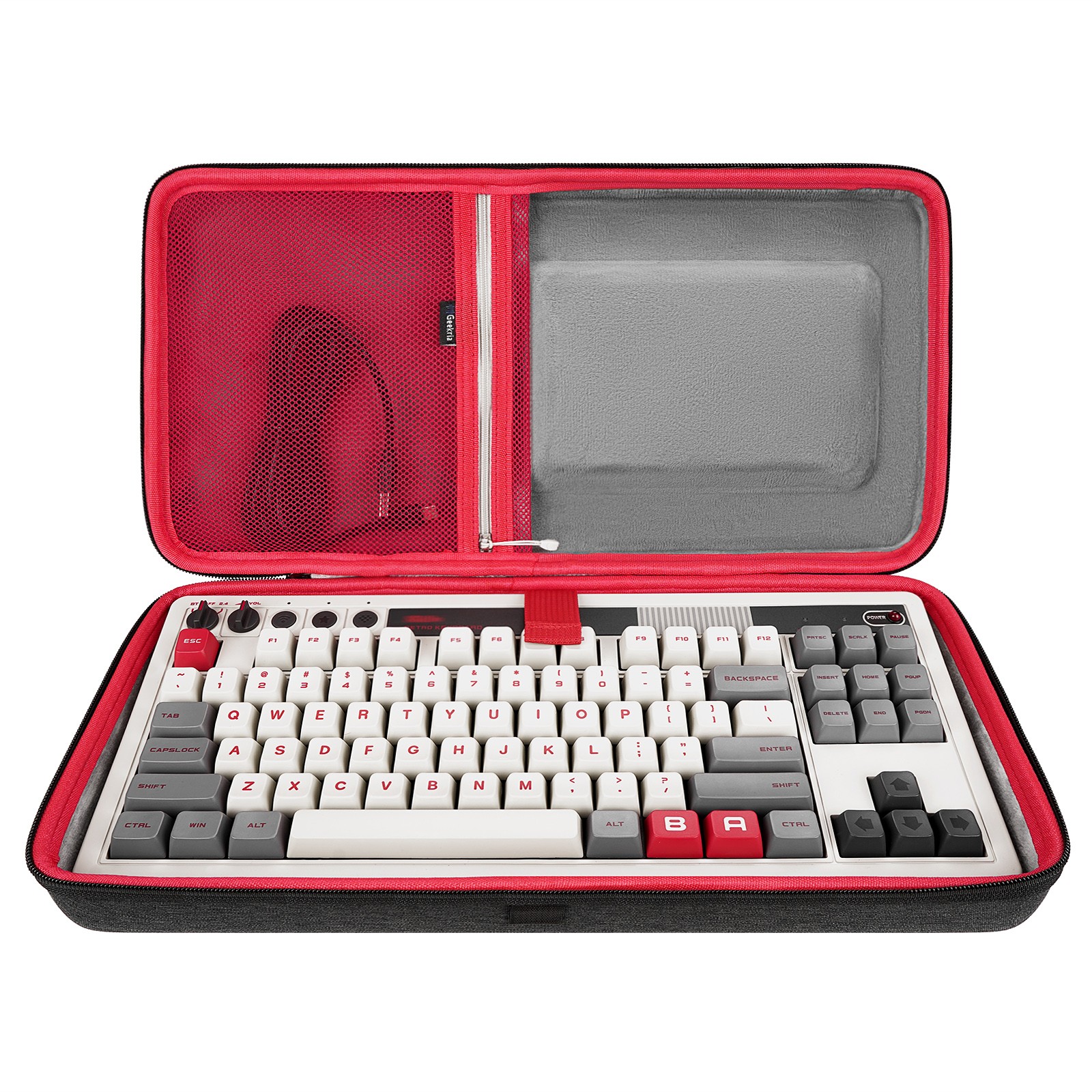 Geekria Keyboard Carrying Case Compatible with 8Bitdo Retro Mechanical Keyboard