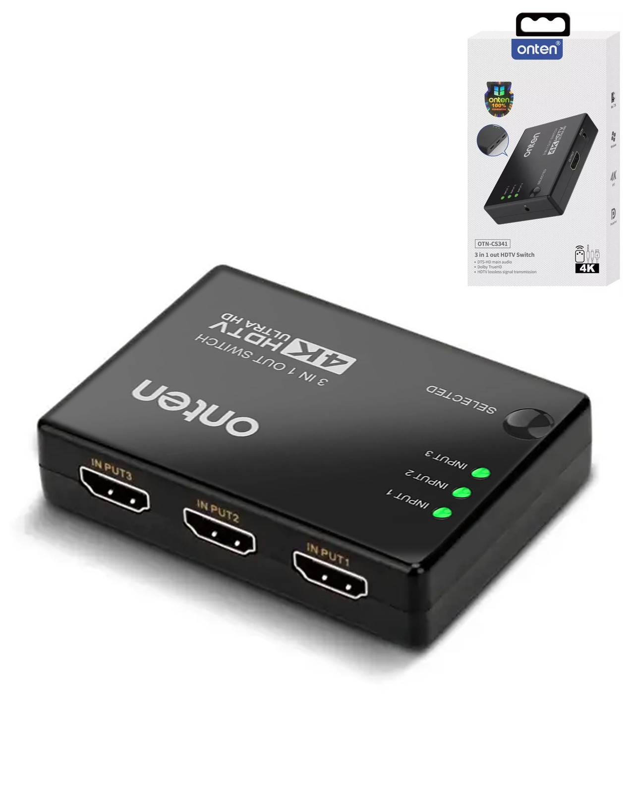 Onten 3in1 Switch for HDMI Output